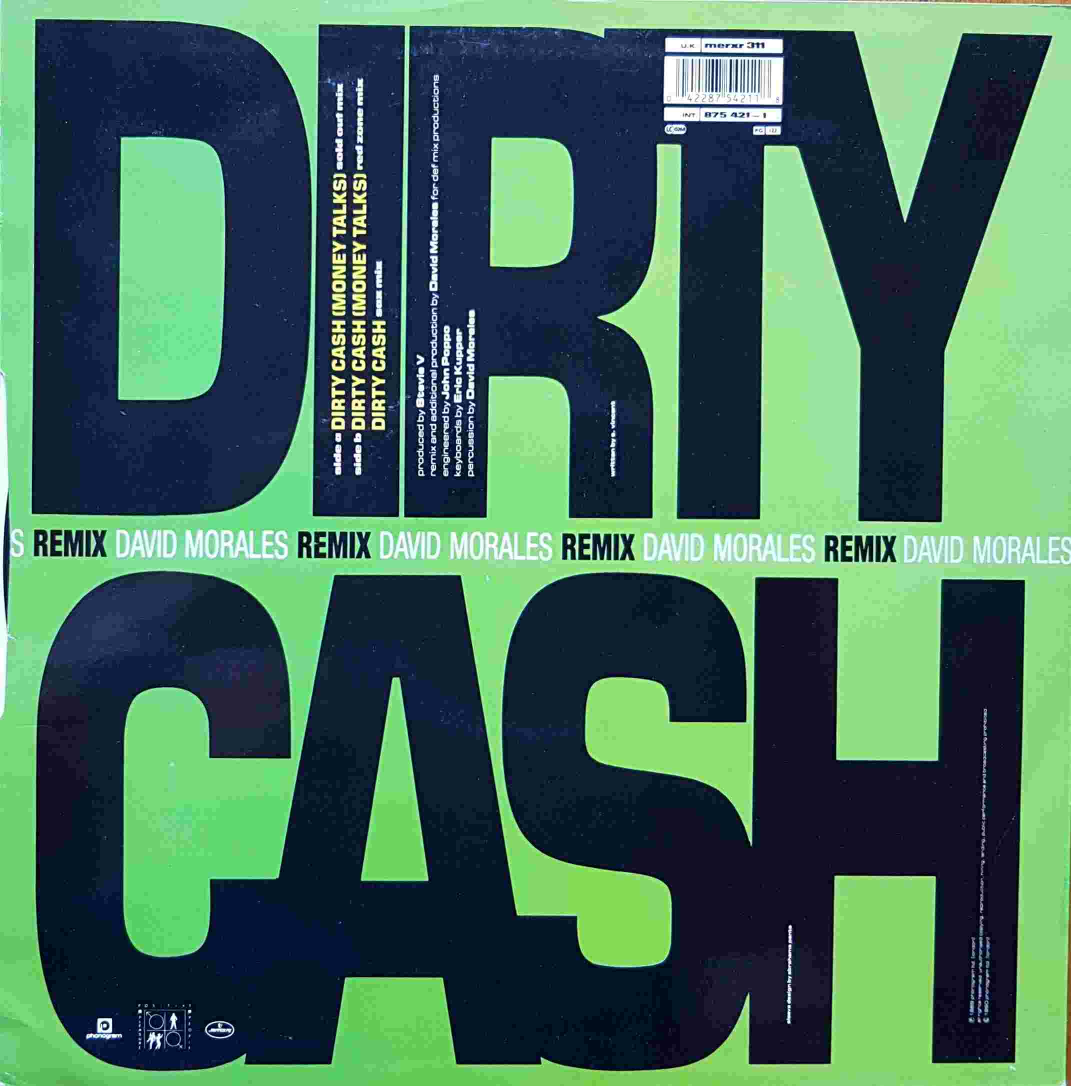 Picture of MERXR 311 Dirty cash by artist S. Vincent / M. Walsh / The adventures of Stevie V. 